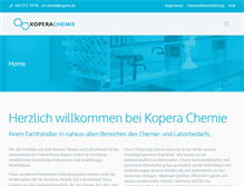 Tablet Screenshot of kopera.de